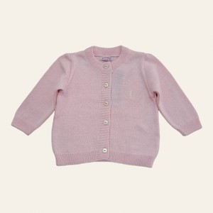 2009700 CARDIGAN EM TRICO PATERNOLLI ROSA BONECA NINA GO