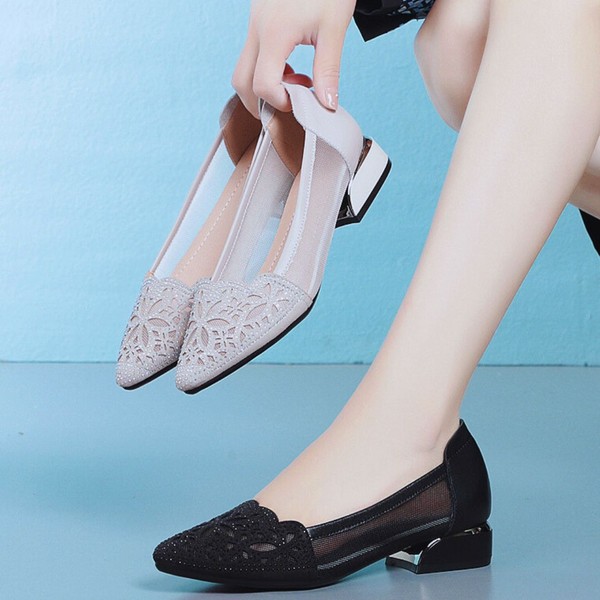 (OFERTA DA SEMANA) Sapato Respirável | Luxo | Brilho e Pedraria| Malu