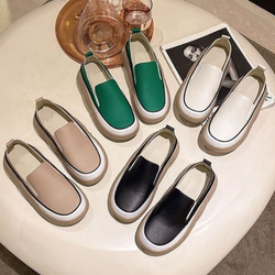 Sapato Mocassim Ortopédico Antiderrapante em Couro | Leila