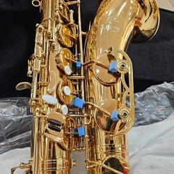 Sax Tenor Schieffer Novo Dourado Laqueado + NF e Garantia
