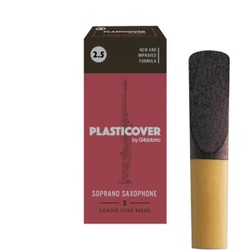 Palheta para Sax Soprano Plasticover (1.5-3.0) Resistente Umidade e Durável