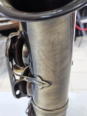 Sax Alto Dolphin envelhecido + Garantia FÁ-SOL-LÁ