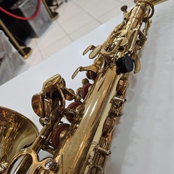 Sax Alto Hofma HSA400 Laqueado usado (Desgastes no banho)
