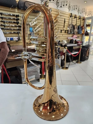 Flugelhorn Eagle FLH 507 Sib Usado (Desgastes) Completo