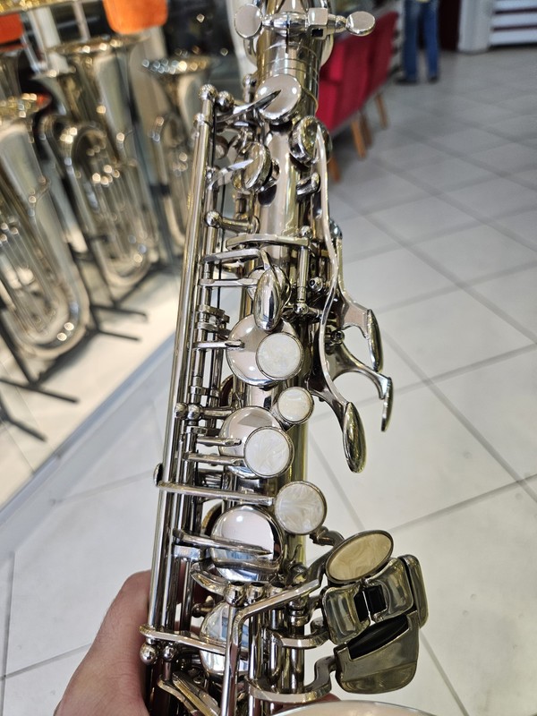 Sax Alto Eagle SA 500 Niquelado - Usado e revisado