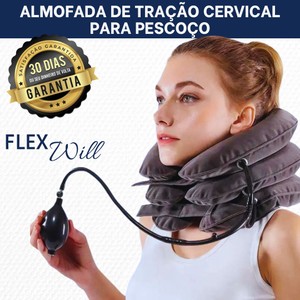 Almofada de Tração Cervical para Pescoço - FlexWil