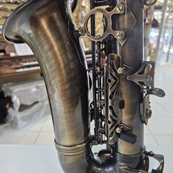 Sax Alto Dolphin envelhecido + Garantia FÁ-SOL-LÁ