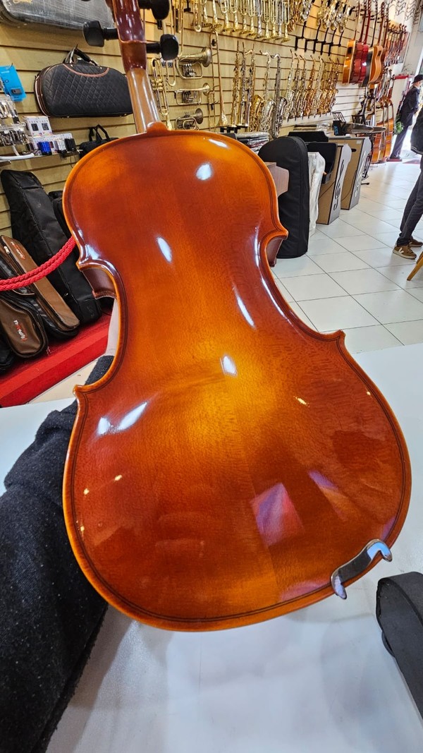 Violino Alemão 4/4 (Cópia Stradivarius, Ébano, Mauro Calixto)