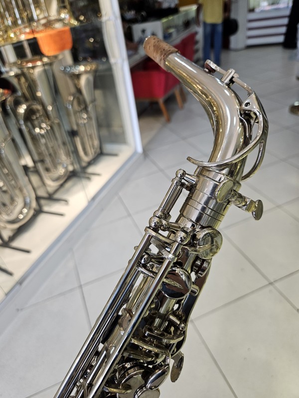 Sax Alto Eagle SA 500 Niquelado - Usado e revisado