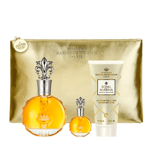 Conjunto Royal Marina Diamond Marina de Bourbon - Perfume Eau de Parfum 100ml + Perfume Feminino 7,5ml + Body Lotion 100ml