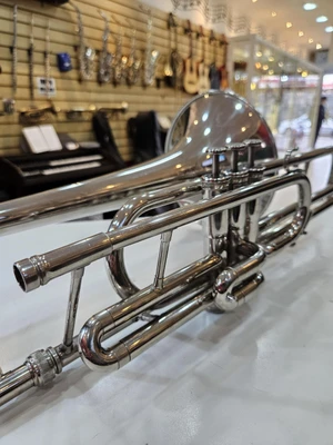 (Dó) Trombone Weril Senior Curto Niquelado Usado/Revisado FÁ-SOL-LÁ!