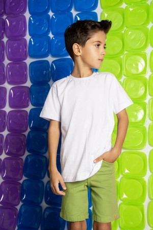 1194-1195-1196 BERMUDA SARJA TRADICIONAL FUN JEANS VERDE