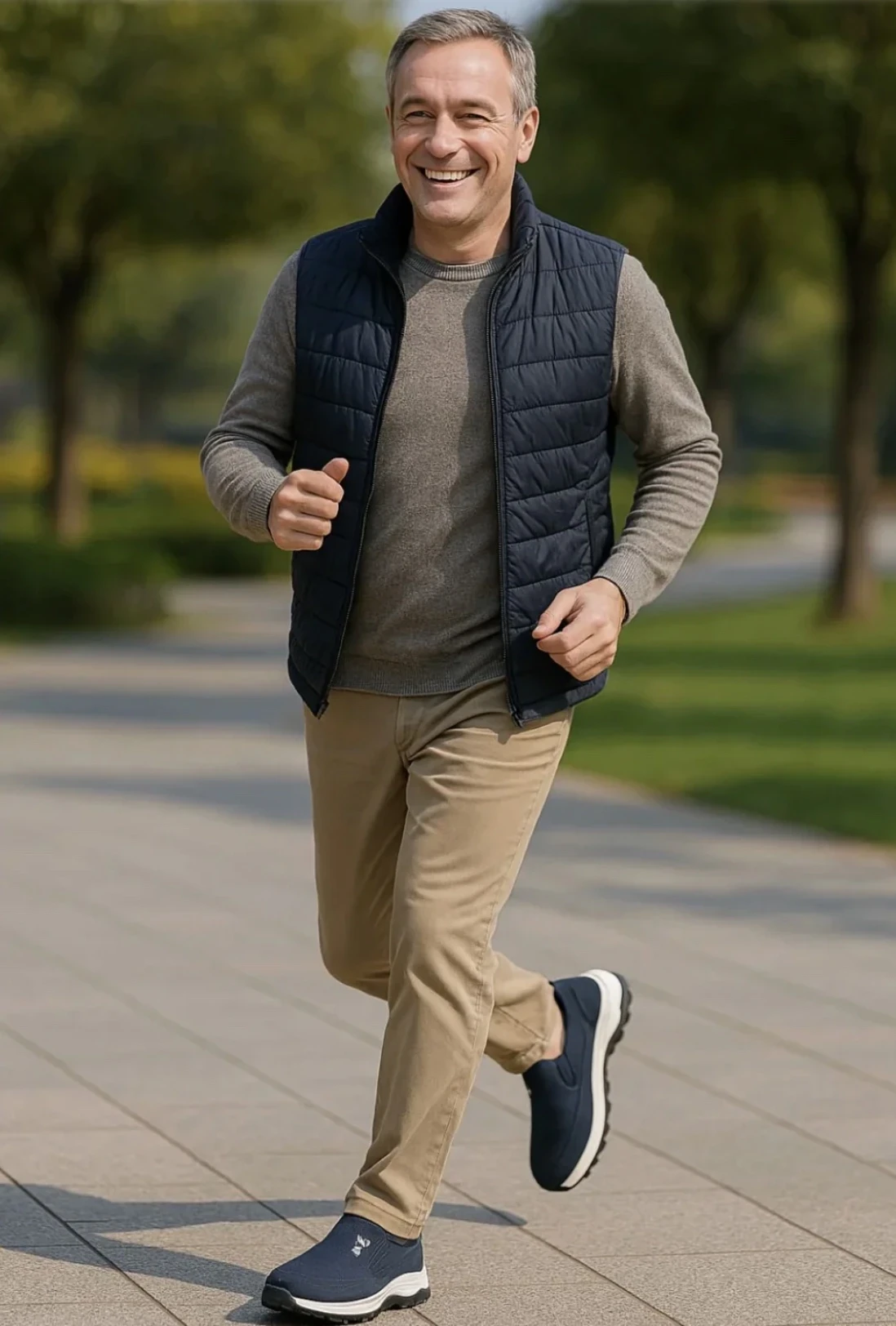 Comfort Titanium em uso casual