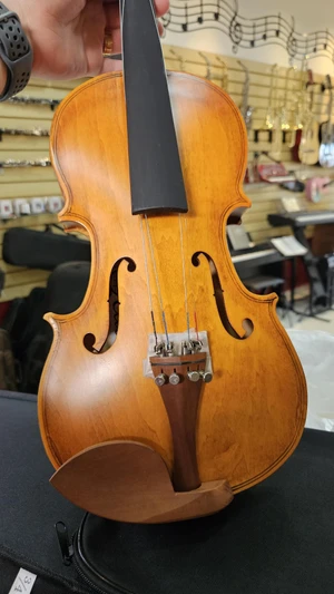 Violino 3/4 Steve + estante + espaleira + afinador + cordas + breu