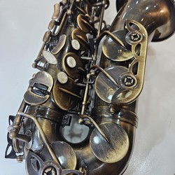 Sax Alto Dolphin envelhecido + Garantia FÁ-SOL-LÁ