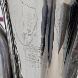 Tuba Weril J370 3/4 em sib - 3 pistos - usado