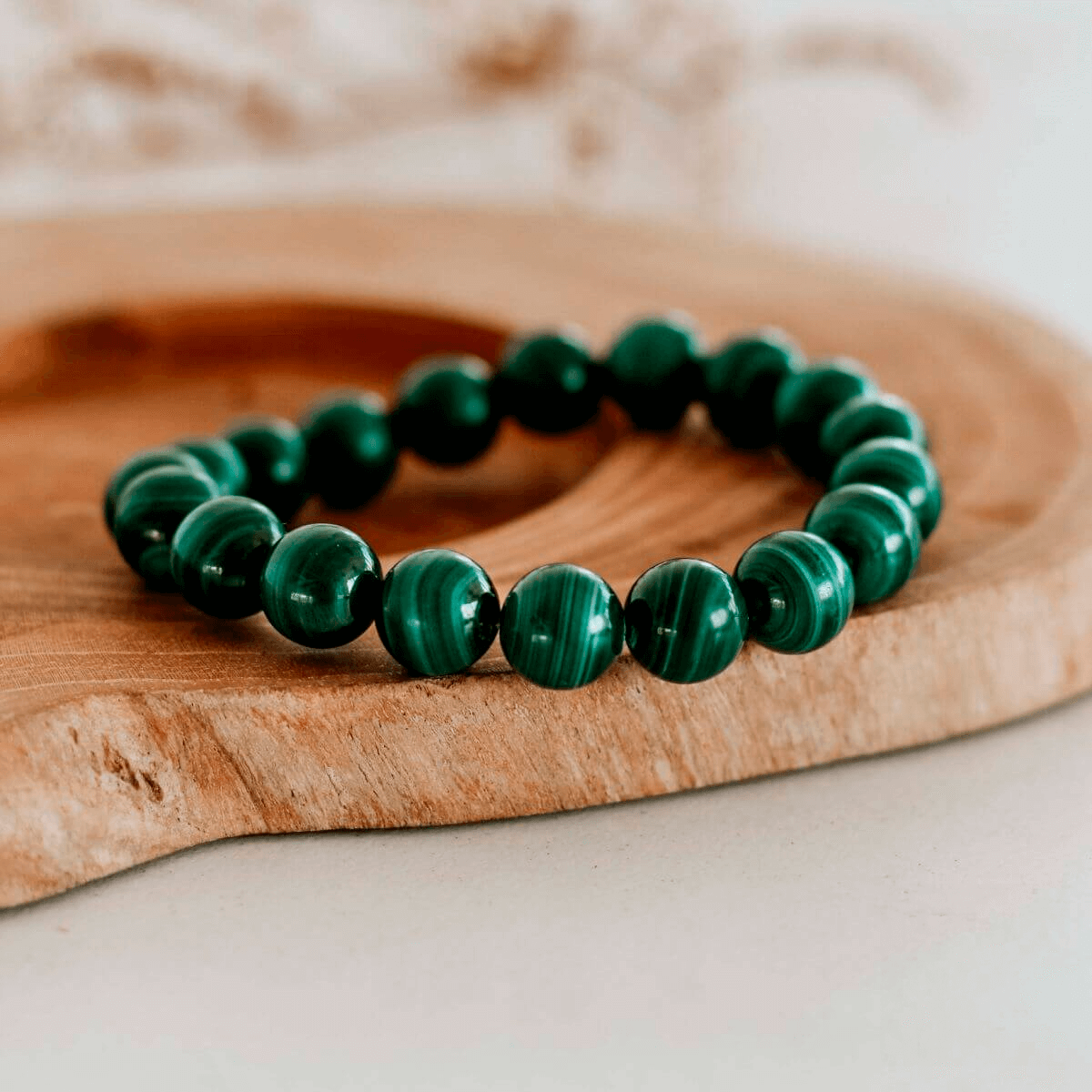 malachite crystal bracelet