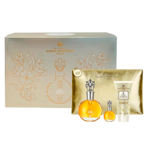 Conjunto Royal Marina Diamond Marina de Bourbon - Perfume Eau de Parfum 100ml + Perfume Feminino 7,5ml + Body Lotion 100ml