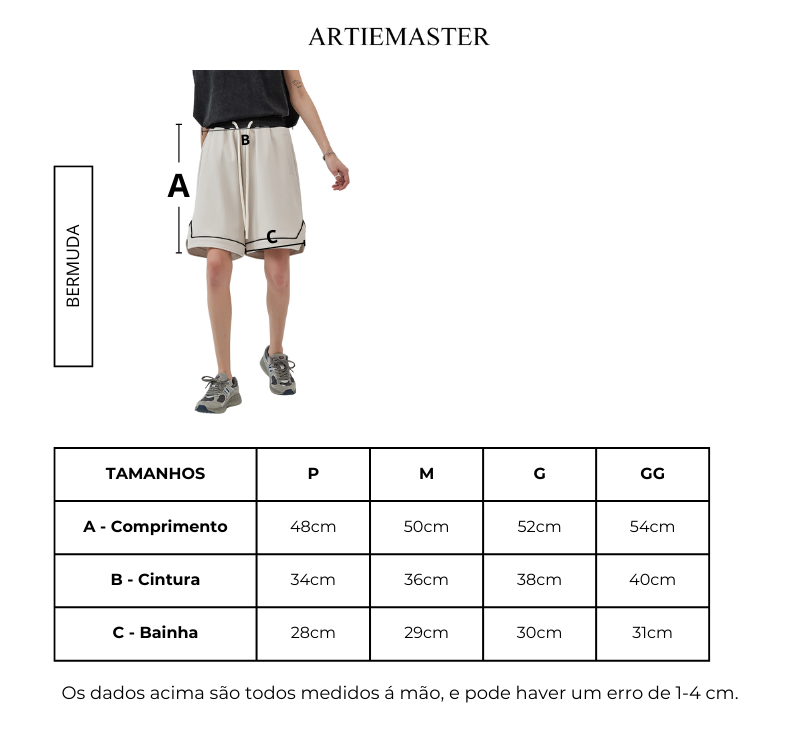 Tabela de medidas