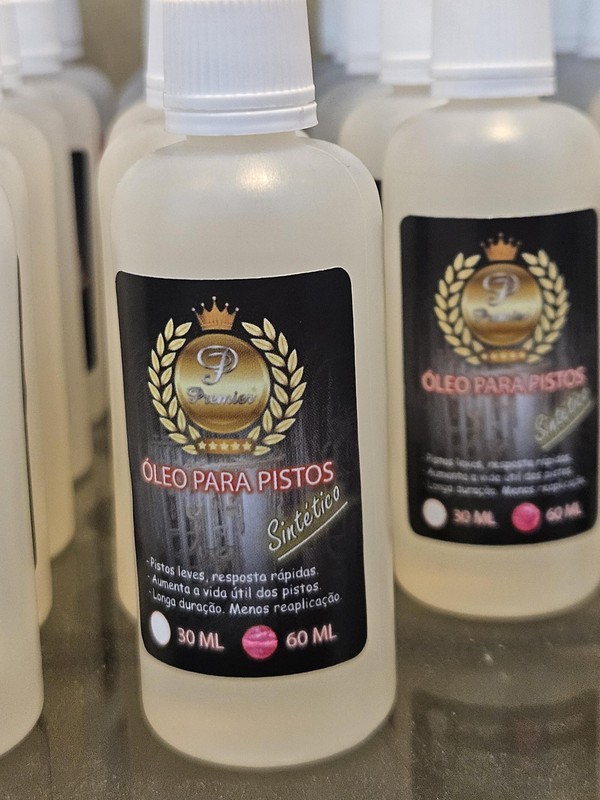 💧 Óleo Pistos Sintético Premier 30ml/60ml (Anti-Oxidação)