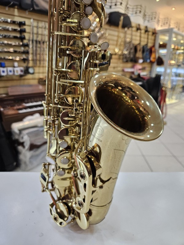 Sax Alto Harmonics Usado Laqueado Acessível!