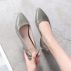 Sapato de Salto em Couro | Conforto Plus | Laís