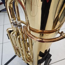 Tuba BM 3/4 em sib - 3 pistos - usado