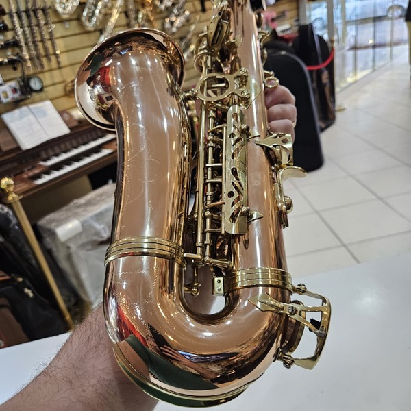 Sax Alto Dakapo Seminovo (Verniz NOVO FÁ-SOL-LÁ Premium)!