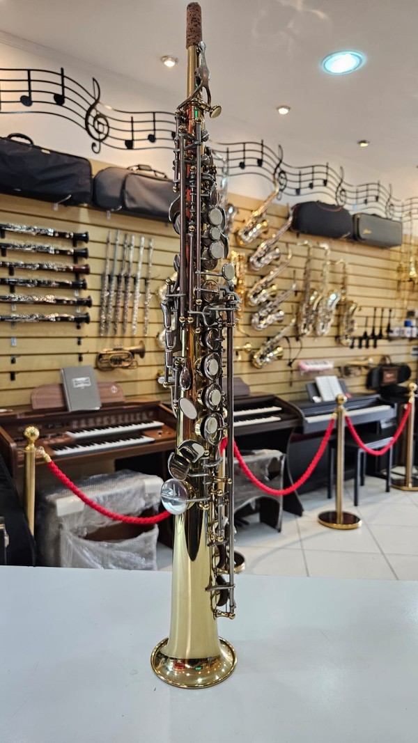 Sax Soprano Sib Weril Usado Importado Laqueado/Niquelado