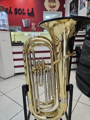 Tuba Dolphin 3/4 em sib - 3 pistos - usado
