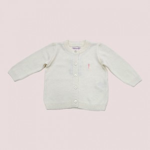 CARDIGAN EM TRICO  PATERNOLLI CREME NINA GO 2009700 