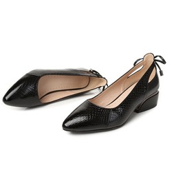 Sapato de Salto em Couro | Conforto Plus | Laís