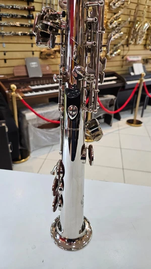 Sax Soprano Eagle SP 502 Sib - niquelado - seminovo