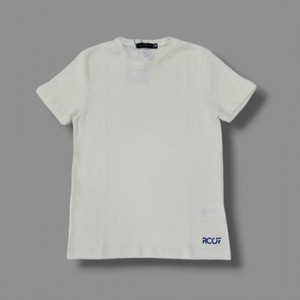 T-SHIRT MALHA TEXTURIZADA COM ETIQUETA RICCO CREME - 5101F