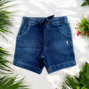 BERMUDA JEANS MÉDIO COM ELASTANO MASCULINO ONDA MARINHA REF 5233025