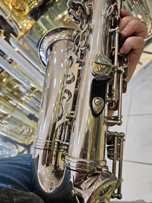 Sax Alto Eagle SA 500 Niquelado - Usado e revisado