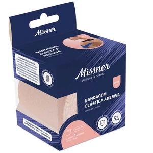 Bandagem Elástica Adesiva Bege - 5 cm x 5 m - Missner