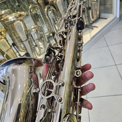 Sax Alto Eagle SA 500 Niquelado - Usado e revisado