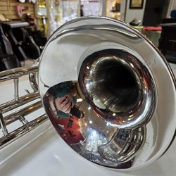 (Dó) Trombone Weril Senior Curto Niquelado Usado/Revisado FÁ-SOL-LÁ!