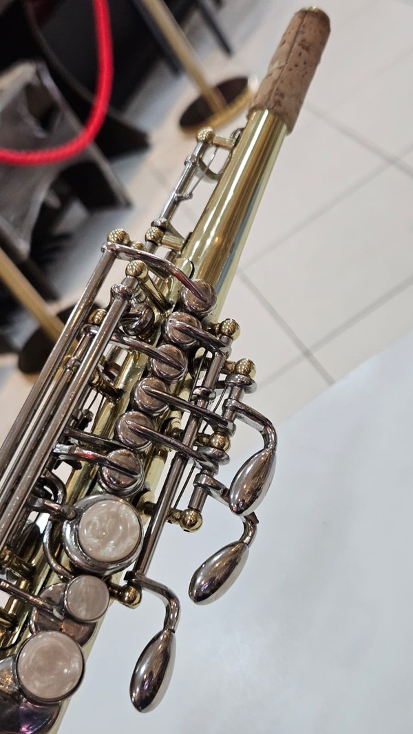 Sax Soprano Weril Master 91 Tudel Inteiriço Usado Revisado