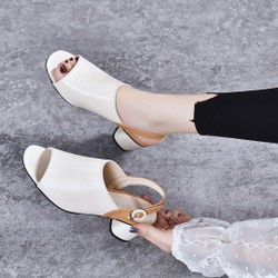 (OFERTA IMPERDÍVEL) Sandália Ortopédica em Couro | Analice