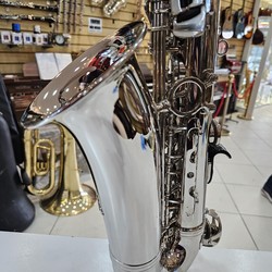 Sax Alto Eagle Niquelado Seminovo + Acessórios