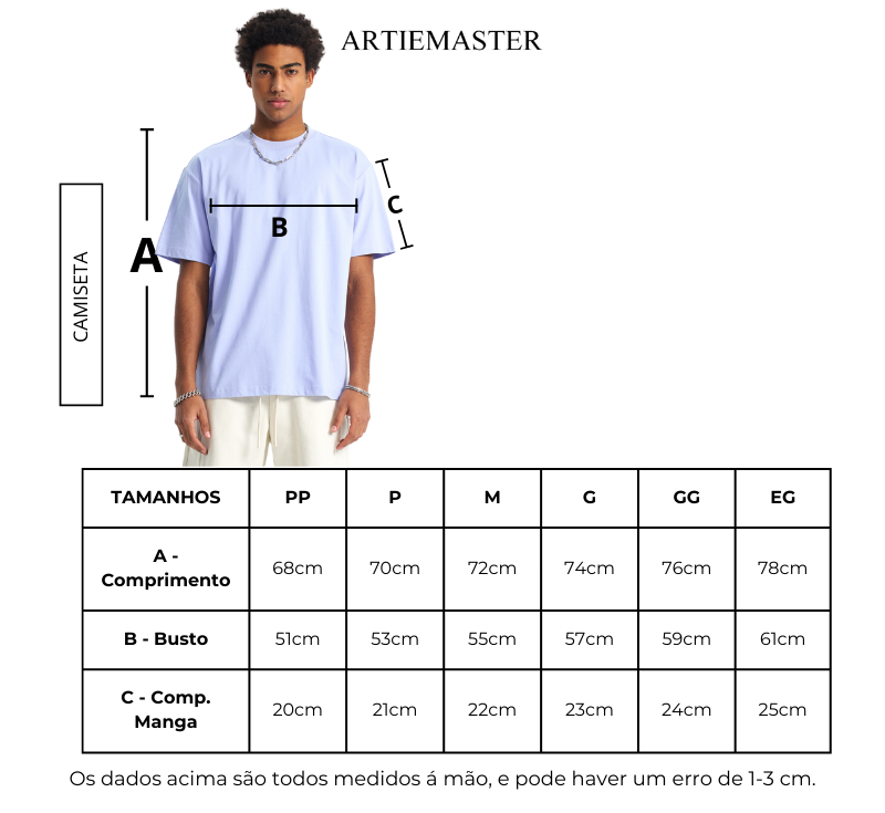 Camiseta Oversized Artie Leve