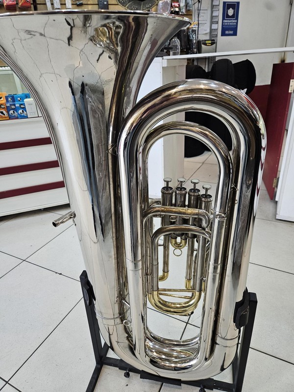 (USADA) Tuba Weril J980 4/4 sinfônica- 4 pistos