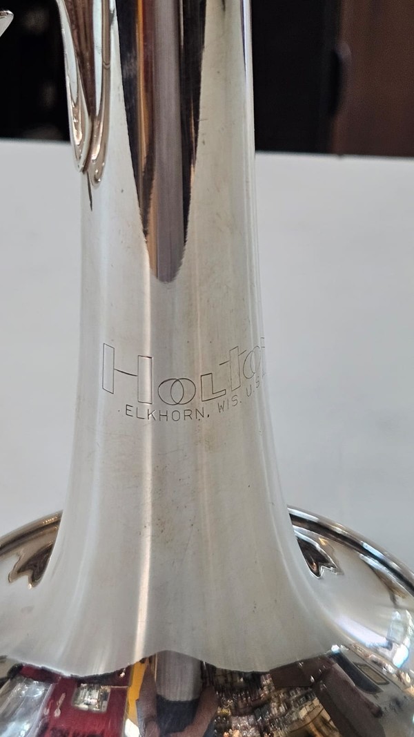 (Raridade) Trompete Holton ST304 Sib - colecionador, prata, original
