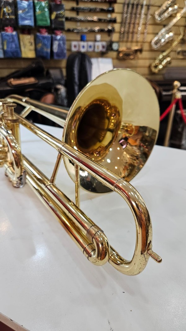 (Dó) Trombone Weril Curto F610 Usado/Revisado FÁ-SOL-LÁ!