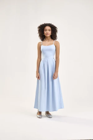 VESTIDO ELIANA TEEN LONGO AZUL CLARO BOBBYLULU B26164