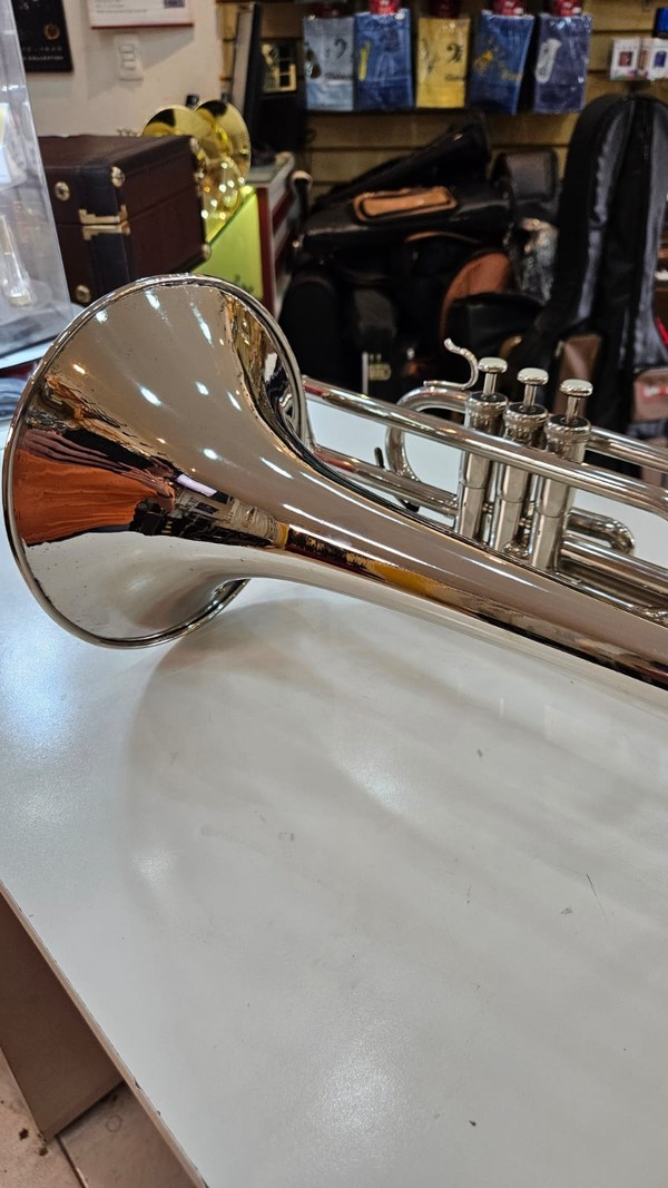 (Dó) Trombone Weril Curto Niquelado Usado/Revisado FÁ-SOL-LÁ!