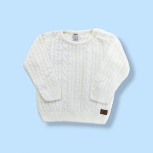 SUETER BABY COLORS TRICOT BRANCO MINI LORD - 3812