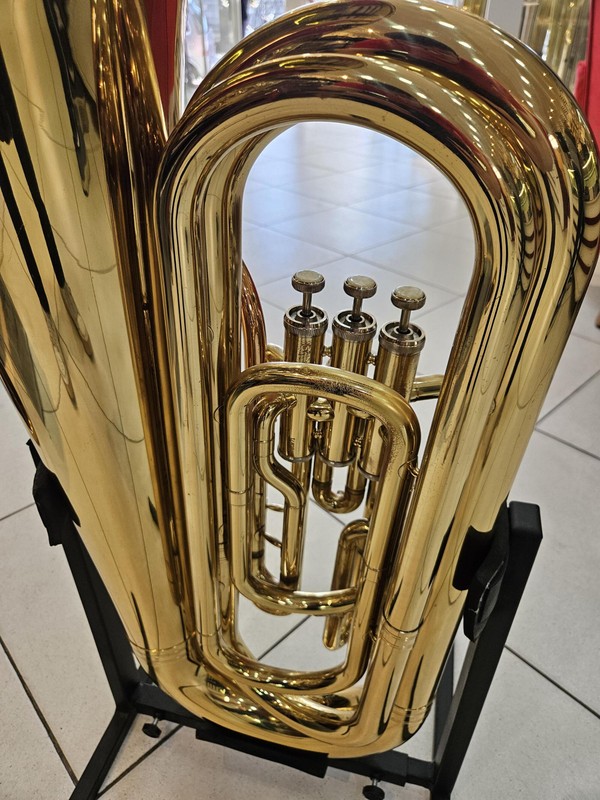 Tuba BM 3/4 em sib - 3 pistos - usado